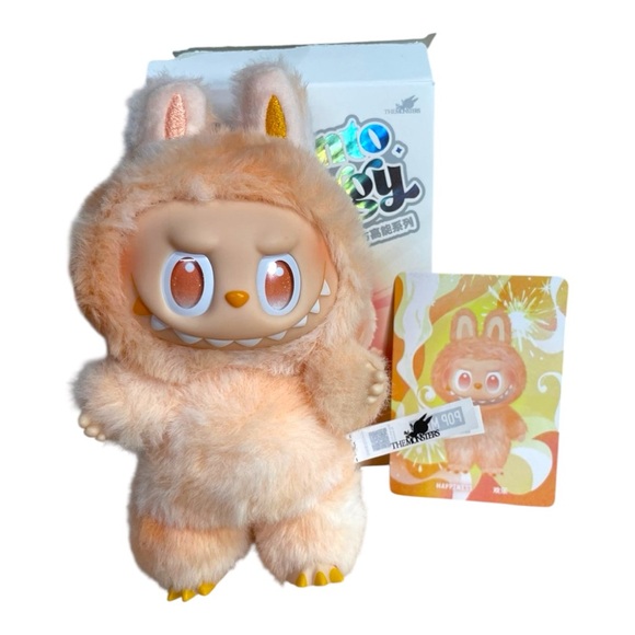 POP MART Accessories - *SOLD* Authentic Labubu Big Into Energy Happiness POPMART Vinyl Face Monster V3